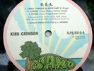 KING CRIMSON USA U.S.A. Island Pink Rim LP 1st UK PRESS