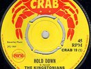 THE KINGSTONIANS - HOLD DOWN -  Rare 1969 SKA 7