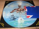 IRON MAIDEN SEVENTH SON PICTURE DISC LP SIGNED & BANNER