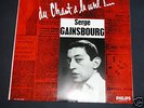 SERGE GAINSBOURG chant a la une A GORAGUER RARE 25 CM