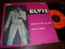 ELVIS PRESLEY Where Did They Go, Lord 7'' 45 PORTUGAL