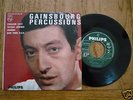 rare ep SERGE GAINSBOURG PERCUSSIONS -couleur café