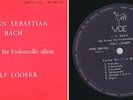RARE ROLF LOOSER J.S. BACH CELLO SUITES COMPLETE SET