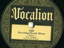 Vocalion 1485 LEE GREEN Running Drunk EE- PIANO STOMPER