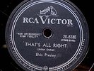 1955 That's All Right Elvis Presley Canadian 78 Canada