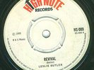 LESLIE BUTLER - REVIVAL - ORG UK HIGH NOTE 45 LISTEN