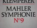 Klemperer MAHLER Sym. #9 EMI-Columbia CCA 1108/9 STEREO