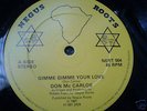 DON CARLOS GIMMIE GIMMIE YOUR LOVE 12