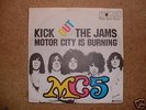 MC5 - KICK OUT THE JAMS  - RARE GERMAN PIC SLEEVE 7