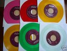 BEATLES: 6 COLOR  Vinyl 45s Jukebox Jukeboxes