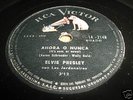 Elvis Presley  Very Rare Uruguay 78 Rpm NOW OR NEVER