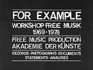 3LP BOX + BOOK FMP FOR EXAMPLE FREE JAZZ BROTZMANN RARE