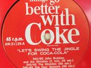 COCA COLA 45  Jan & Dean Roy Orbison 4 Seasons etc Coke