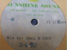 SUNSHINE SOUND ACETATE/Raul & Rene Mix (LISTEN)