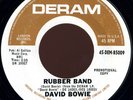 DAVID BOWIE Rubber Band orig U.S. 1966 PROMO 45 DERAM