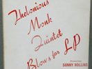 THELONIOUS MONK Quintet w/Sonny Rollins PRESTIGE 10
