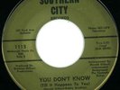 The Paramount Four :  Northern Soul 45 on Southern City
