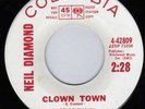 NEIL DIAMOND CLOWN TOWN AT NIGHT COLUMBIA 45