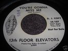 Rare Promo Garage Psych 45/ 13th Floor Elevator