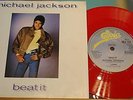 Michael Jackson - Beat it (MJ1-7) UK RED VINYL 7