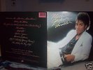 Micheal Jackson  Thriller Original LP Vinyl Record 1982