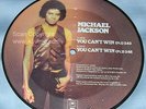 PICTURE DISC RECORD 45 MICHAEL JACKSON   You Can't Win