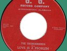THUNDERBIRDS Love Is a Problem 45rpm G.G. 1955