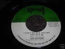 Northern Soul 45/ Lou Jackson 