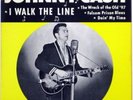 JOHNNY CASH 1956 45 SUN EP-113 w/Sleeve I WALK THE LINE