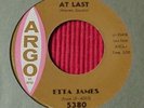 Etta James- At Last  Soul 45 On Argo