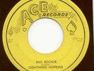RARE FIRST ACE LIGHTNIN HOPKINS BAD BOOGIE BLUES 45 RPM