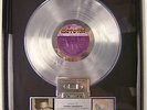 JOHNNY GILL PLATINUM RIAA RECORD AWARD