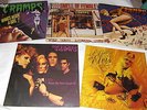THE CRAMPS - 3 UK orig LPs & 2 12