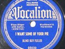 RARE Blues 78 - Blind Boy Fuller - VOCALION 05030