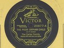 Victor #20877 The Carter Family 1927