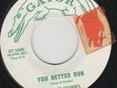 RANDY HOBBS rockabilly 45 GATOR “You Better Run”  HEAR