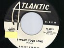 BRACEY EVERETT 45 rpm PROMO - I WANT YOUR LOVE in 1959
