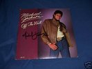 AUTHENTIC MICHAEL JACKSON AUTOGRAPH OFF THE WALL RECORD