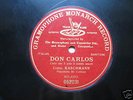 Kaschmann Baritone Don Carlos Gramophone 052031 RARE 78
