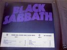 BLACK SABBATH MASTER OF REALITY LP PROMO WLP POSTER