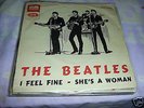 BEATLES I feel fine 45 Spanish  1964 EMI ODEON