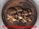 alte BEATLES Münze 1966 MEDAILLE Star-Club AUTOGRAMM
