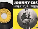 JOHNNY CASH I Walk The Line 1958 SUN EP 45 VG++