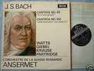 ERNEST ANSERMET Bach   ED2 Decca WBg SXL 6266 UK-60s