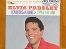 ELVIS, HEARTBREAK HOTEL/I WAS THE ONE PROMO RECORD