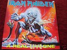 Iron Maiden, A Real Live One, gatefold LP