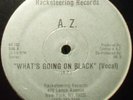 A.Z. - WHAT'S GOING ON BLACK (EX PLUS)  *LISTEN*  1991