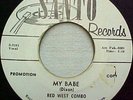 Rare R&B 45 RED WEST COMBO My Babe SANTO Hear