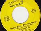 NORTHERN SOUL 45 RPM - ANN SEXTON - on SEVENTY SEVEN
