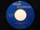 Northern Soul 45 NICK ALLEN Hard Way to Go WALAS HEAR